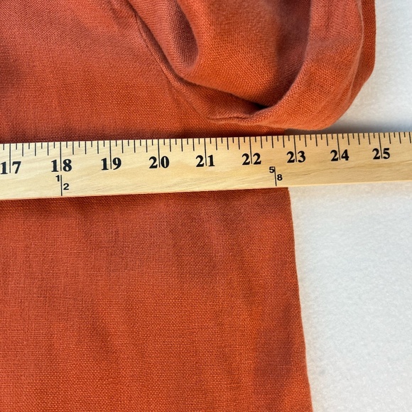 Eileen Fisher Linen Trench Coat Womens Lagenlook Minimalist Autumn Fall XS - S - Picture 10 of 15